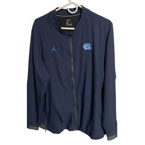 NWOT UNC Tar Heels Nike JumpMan Game Jacket Med Michael Jordan Blue